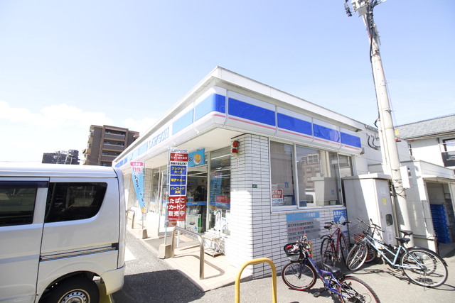 コンビニ　ローソン姪浜インター店（コンビニ）まで450m