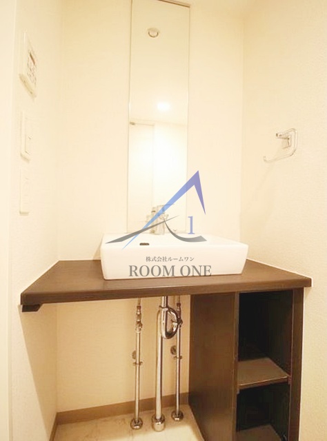 洗面設備　洗面台です。