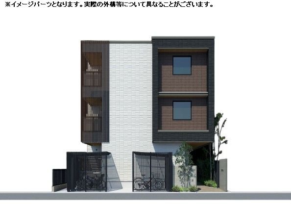 建物外観　2026年6月完成予定！積水ハウス施工の重量鉄骨造マンション