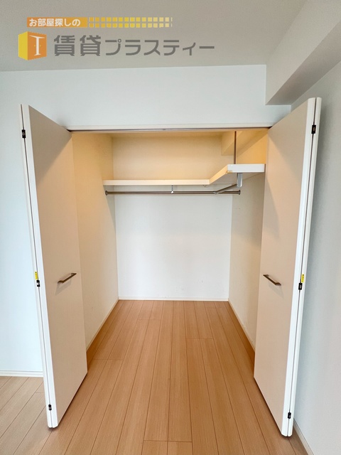 収納　広々収納。