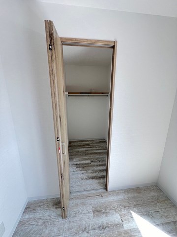 収納　たっぷりとした収納スペースです