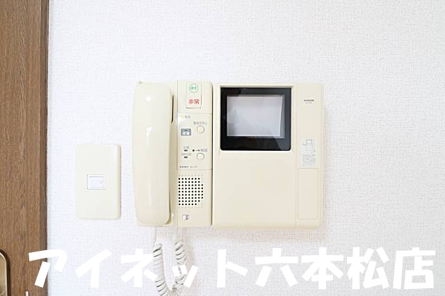 セキュリティ　モニター付きで安心です