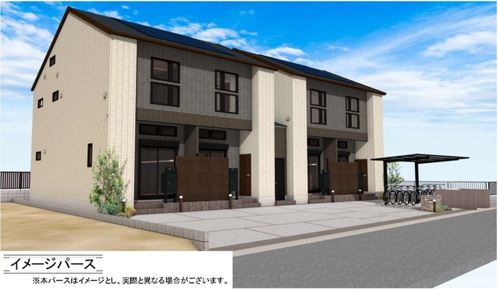 建物外観　建築中