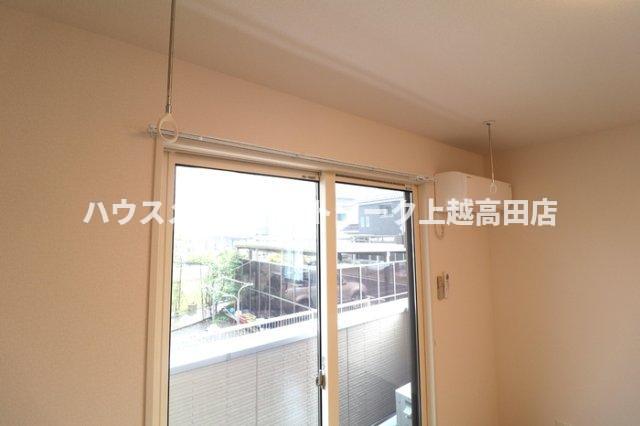 眺望　室内物干し