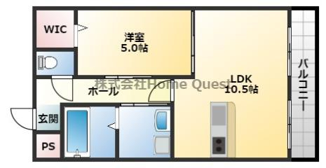 ラフィーネ久宝寺の間取り写真