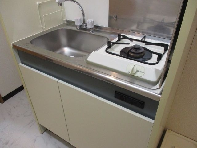 キッチン　1口ガスコンロ