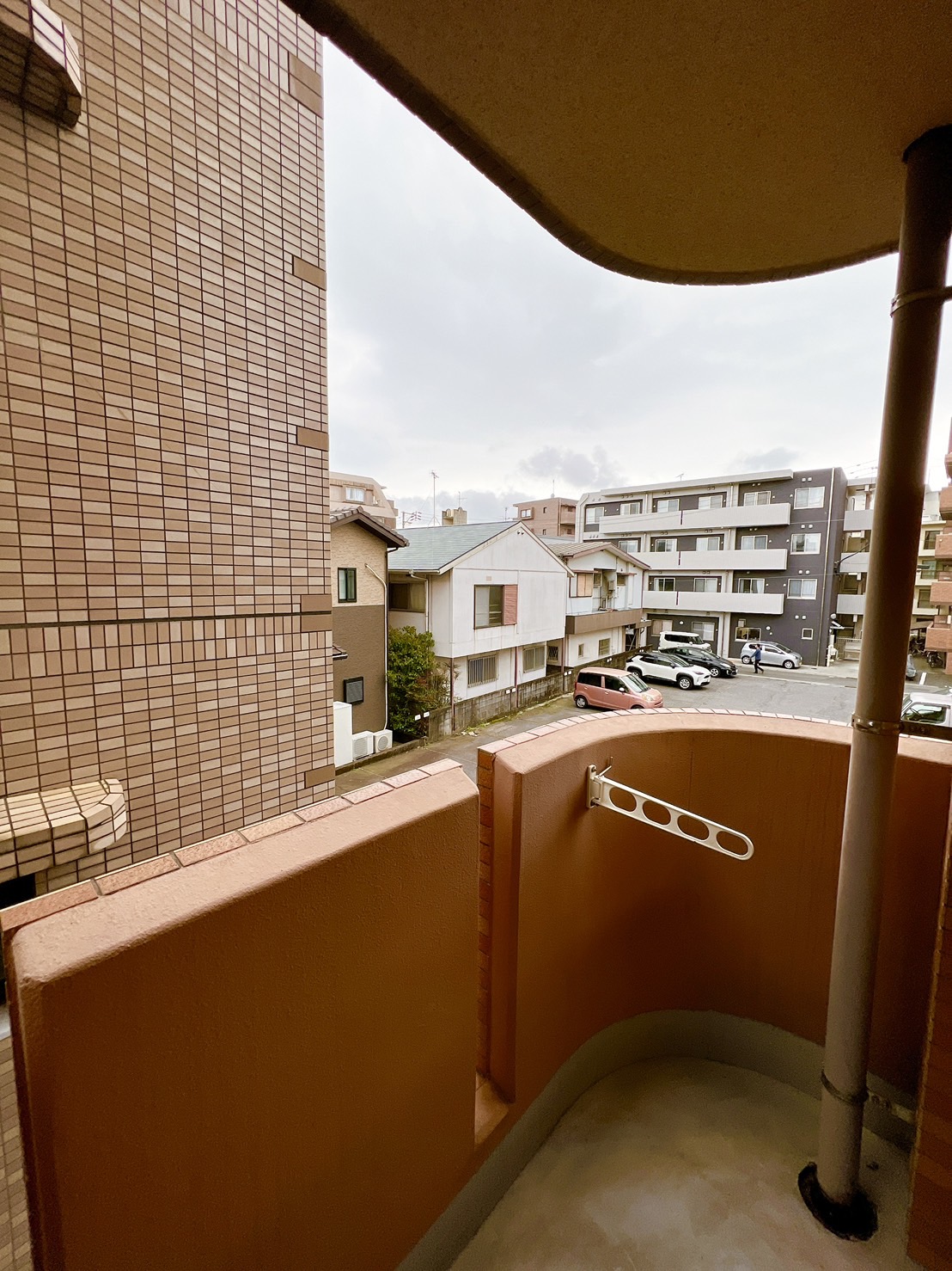 バルコニー　南向きです。