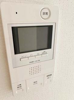 セキュリティ　★モニター付きインターホンで来客時も安心★