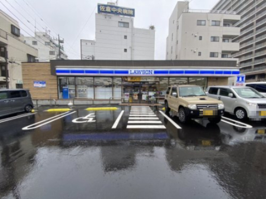 コンビニ　ローソン 佐倉栄町店（コンビニ）まで589m