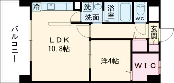 ベルカント札場の間取り写真