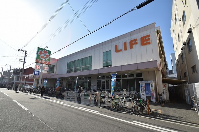 スーパー　ライフ　新深江店（スーパー）まで116m
