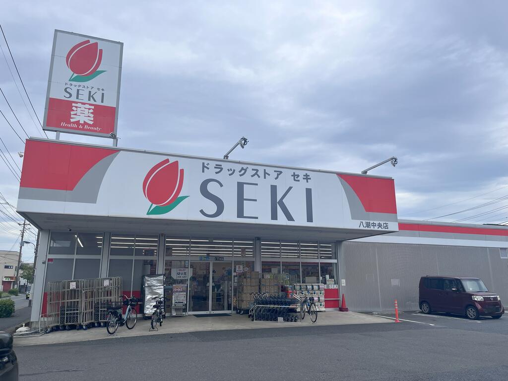 ドラックストア　ドラッグストアセキ八潮中央店（ドラッグストア）まで1956m