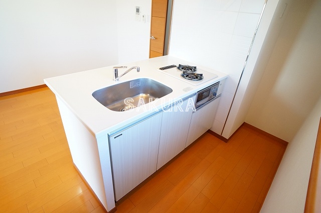 キッチン　自炊をされる方に嬉しい2口コンロ♪