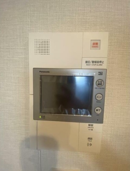 セキュリティ　モニター付きオートロック。