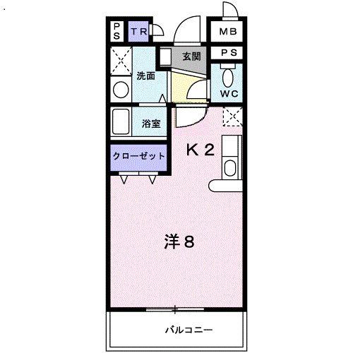 ブルースカイの間取り写真