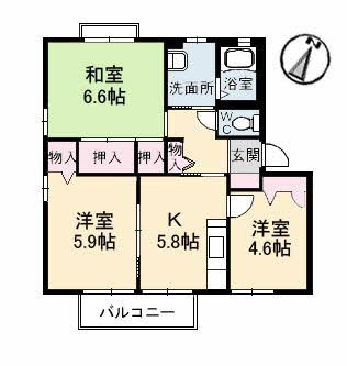 フォレスタの間取り写真