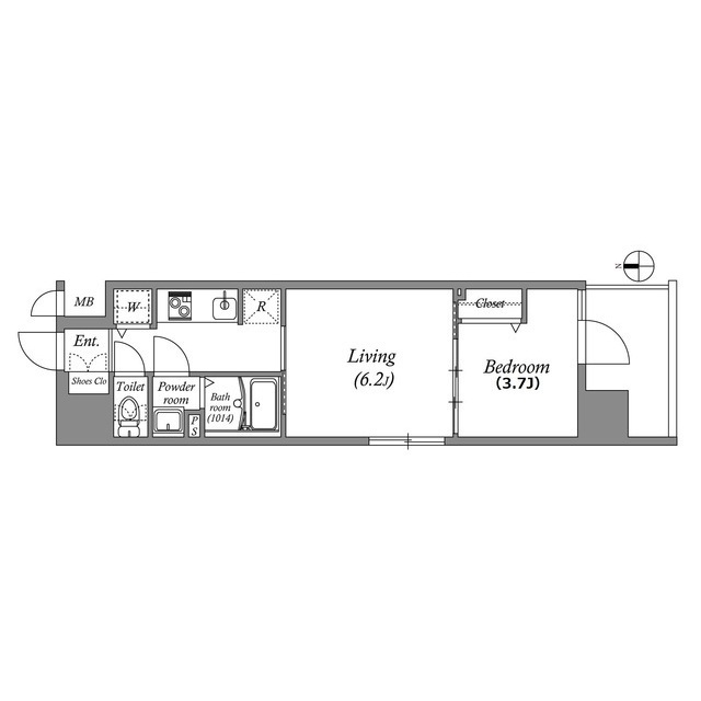 LUORE+新大阪SOUTHの間取り写真