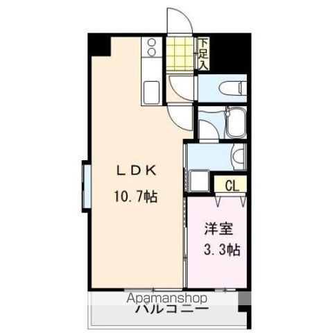 岡山電軌東山本線 西大寺町・岡山芸術創造劇場ハレノワ前駅 徒歩2分 8階建 築17年の間取り写真