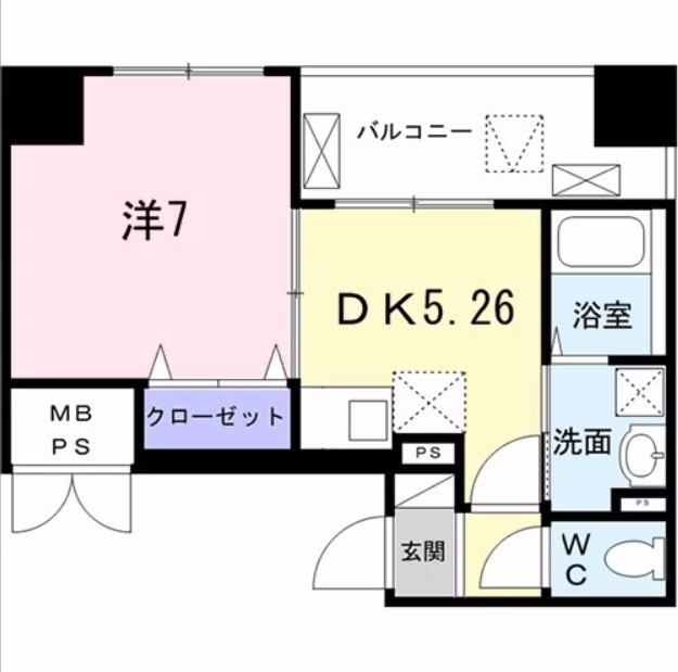 東京メトロ日比谷線 築地駅 徒歩5分 11階建 築7年の間取り写真