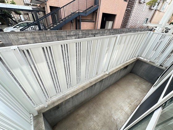 バルコニー　※別部屋の写真です