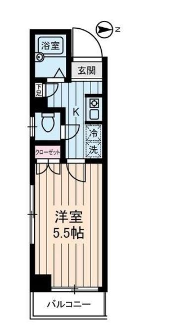 東京メトロ日比谷線 三ノ輪駅 徒歩5分 5階建 築24年の間取り写真