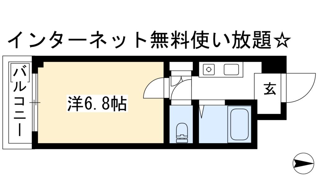 NORTH SQUARE-Iの間取り写真