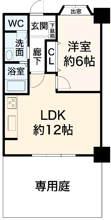 フォルザ住吉S棟の間取り写真