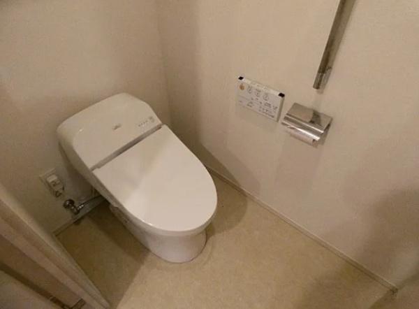 都営大江戸線 西新宿五丁目駅 徒歩7分 60階建 築9年のトイレ写真