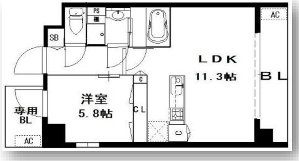 リップル布施イースト2の間取り写真