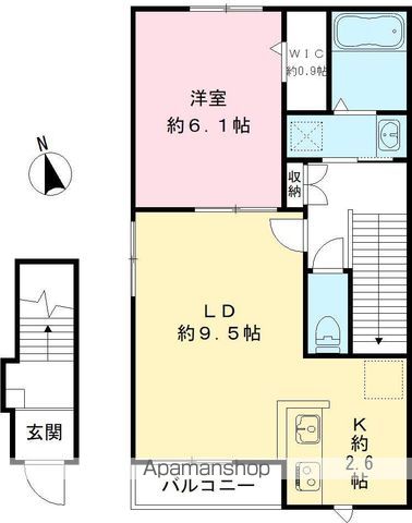 YOUR MAISON茜部中島の間取り写真