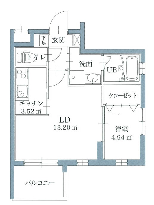 リアンレガーロ井尻ステーションEAST館の間取り写真