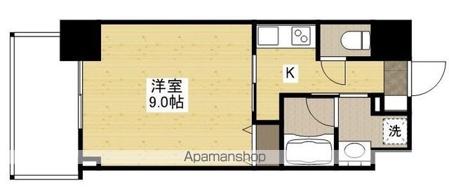 広島電鉄江波線 舟入町駅 徒歩2分 13階建 築5年の間取り写真