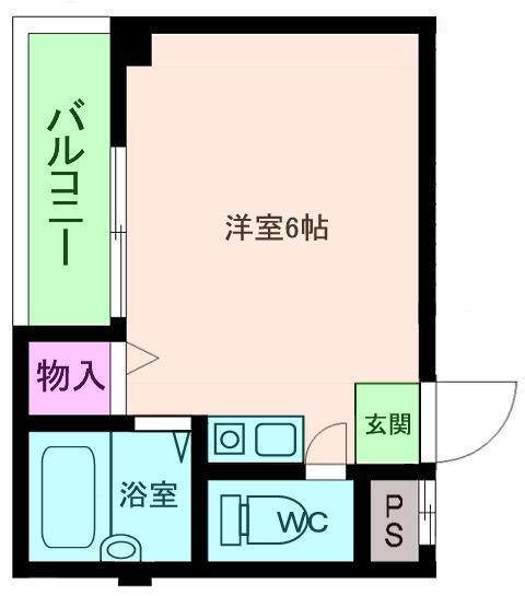 阪急京都線 上新庄駅 徒歩3分 5階建 築37年の間取り写真