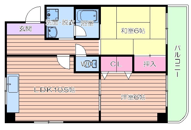 グレイシァス上町台の間取り写真
