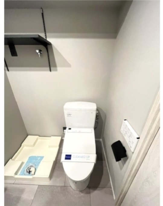 トイレ　ゆったりとした空間のトイレです