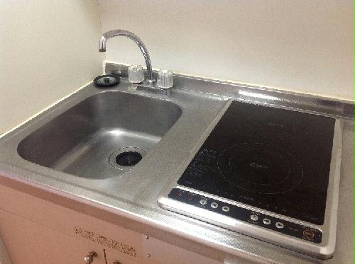 キッチン　電気コンロ　2口