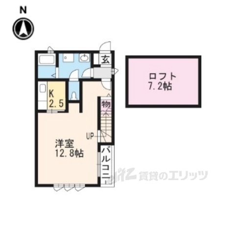 デザインメゾン御所西の間取り写真