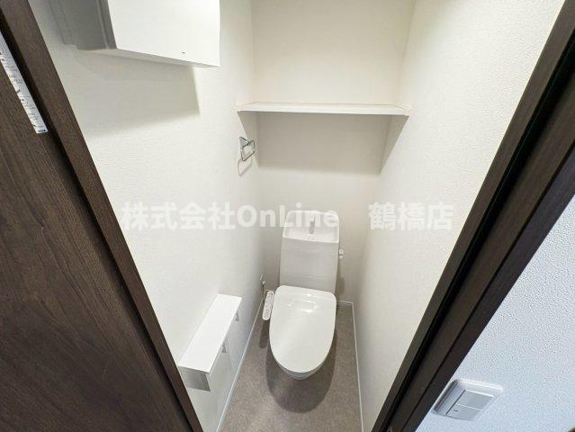 地下鉄千日前線 新深江駅 徒歩1分 10階建 築1年のトイレ写真