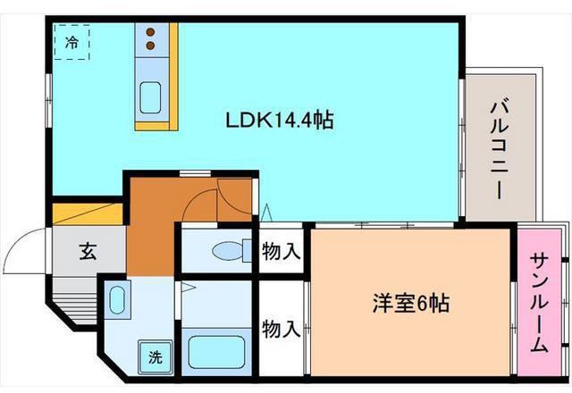 グリーンパレス旭平の間取り