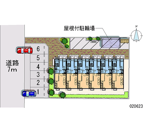 【アーデン１２の駐車場】