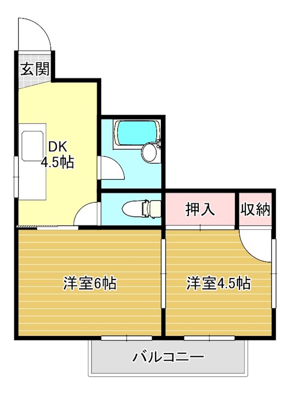 パレスビルの間取り