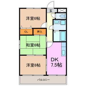 ハースヒルズ赤池IIの間取り