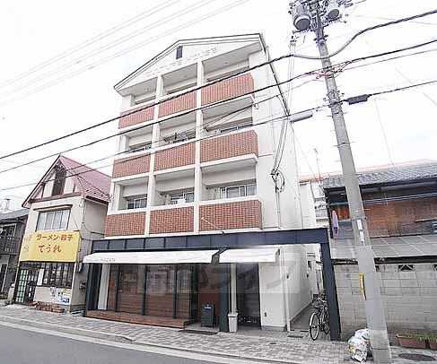 京都市左京区田中東高原町のマンションの建物外観