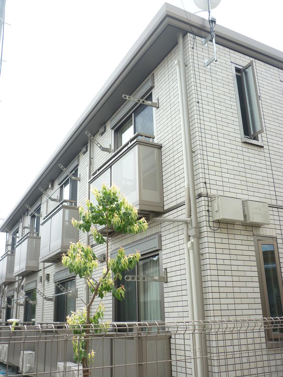 建物外観　軽量鉄骨造！積水ハイム施工の築浅の綺麗なアパートです！