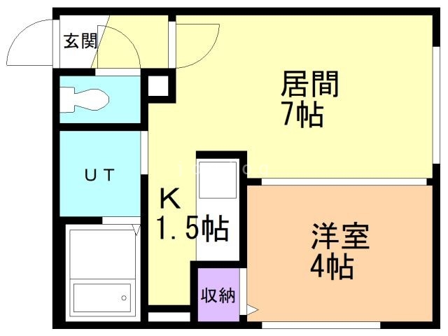 ラフィーネ栄町の間取り