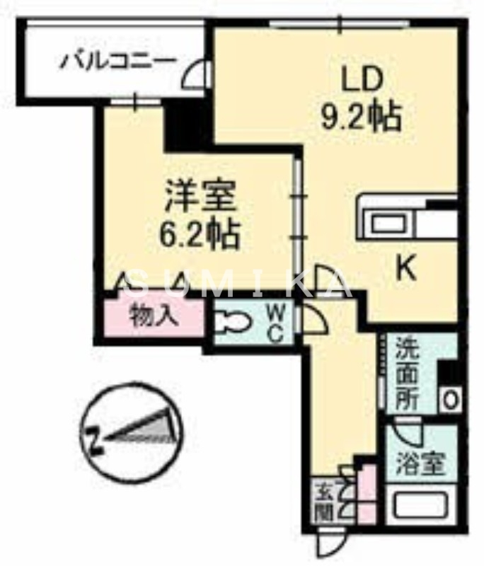 ボナール古京の間取り