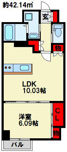 飛幡プライドの間取り