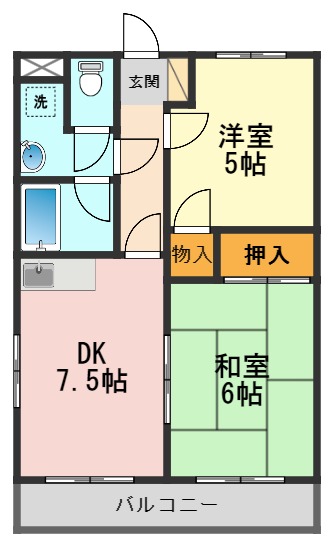 パークサイドハイツの間取り