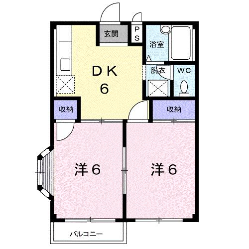 エルディム森Iの間取り