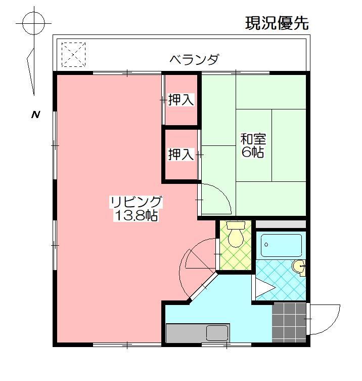 馬場ハイツの間取り